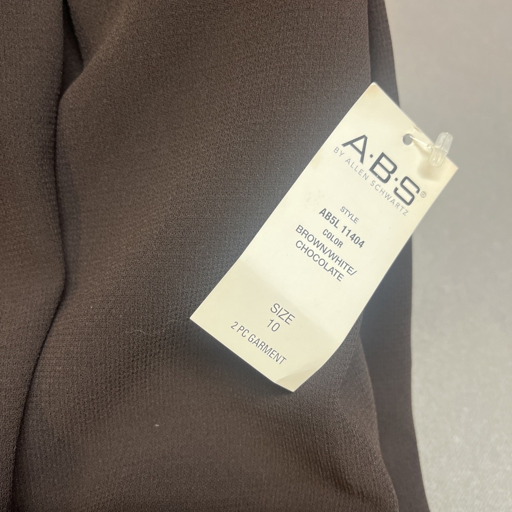 Allen Schwartz ABS Chocolate‎ Brown Skirt Size 10 - Picture 2 of 3